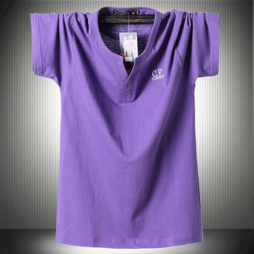 夏潮胖男特大純棉加大碼雞心領短袖T恤300斤汗衫寬松紫色運動半袖