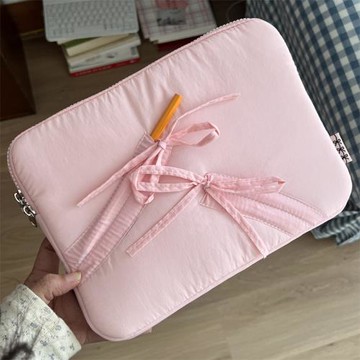 韓國ins博主蝴蝶結束口平板電腦內膽包ipadpro11/13寸筆記本收納