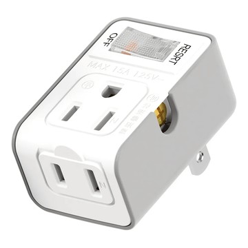 POLYWELL 寶利威爾 3變2插頭 帶開關轉接頭 PW15-T05-A025  PU-1123  1個