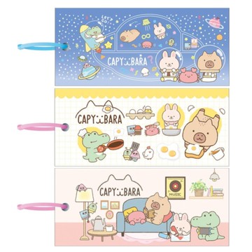 水豚 記憶卡A(中)-粉/黃/藍