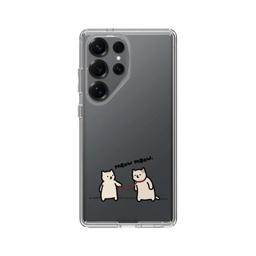 Galaxy S25 Ultra Clear 透明 - 小貓貓們 Little Cattos - Companionship