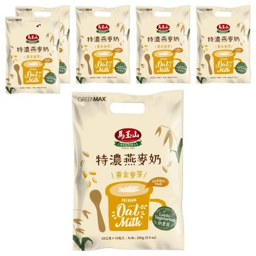 馬玉山 特濃燕麥奶黃金麥芽 10包  28g  6袋