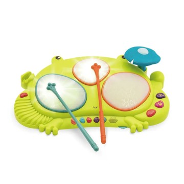美國 B.TOYS 蛙聲道電子鼓