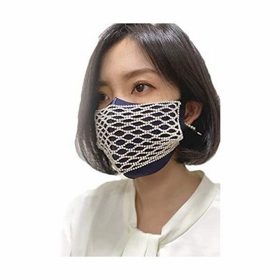 映えマスクジュエリードレスマスク おしゃれ 洗える 布マスク かわいい 可愛い キャバ嬢 マスク 可愛いマスク おしゃれマスク 布マスク 洗える 黒 通販 Lineポイント最大get Lineショッピング
