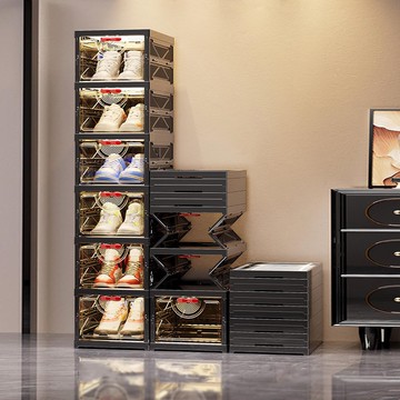 【AOTTO】免安裝六層折疊收納鞋櫃(鞋盒 鞋架 收納盒)