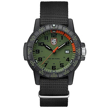LUMINOX 雷明時SEA TURTLE 0320海龜系列腕錶-軍綠/44mm