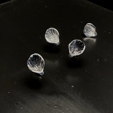 【純銀手作】心之所向耳環 --- 單墜耳針