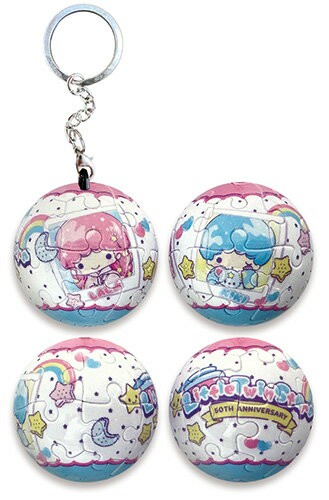 百耘圖 - LittleTwinStars雙星仙子【50周年系列】拍立得立體球型拼圖鑰匙圈24片 HP0124316