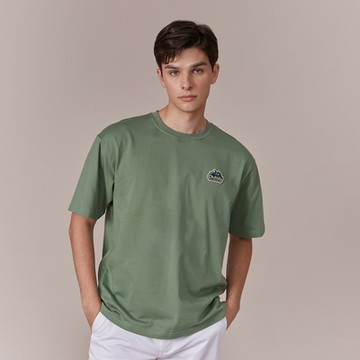 GIORDANO 男裝Chillax系列印花上衣 - 51 藻綠