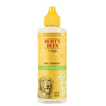Burt s Bees Natural Pet Care 伯特小蜜蜂-金縷梅薄荷潔耳液 4oz(118ml) (C0706001) x3入組 (購買第二件贈送寵物玩具x1包)