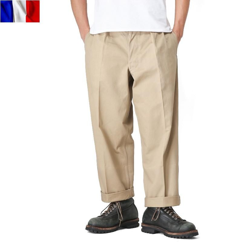 60s French Army フランス軍 M-52 2タック チノパン 全国通販】【RE SIZE】DEAD STOCK 60s FRENCH ARMY