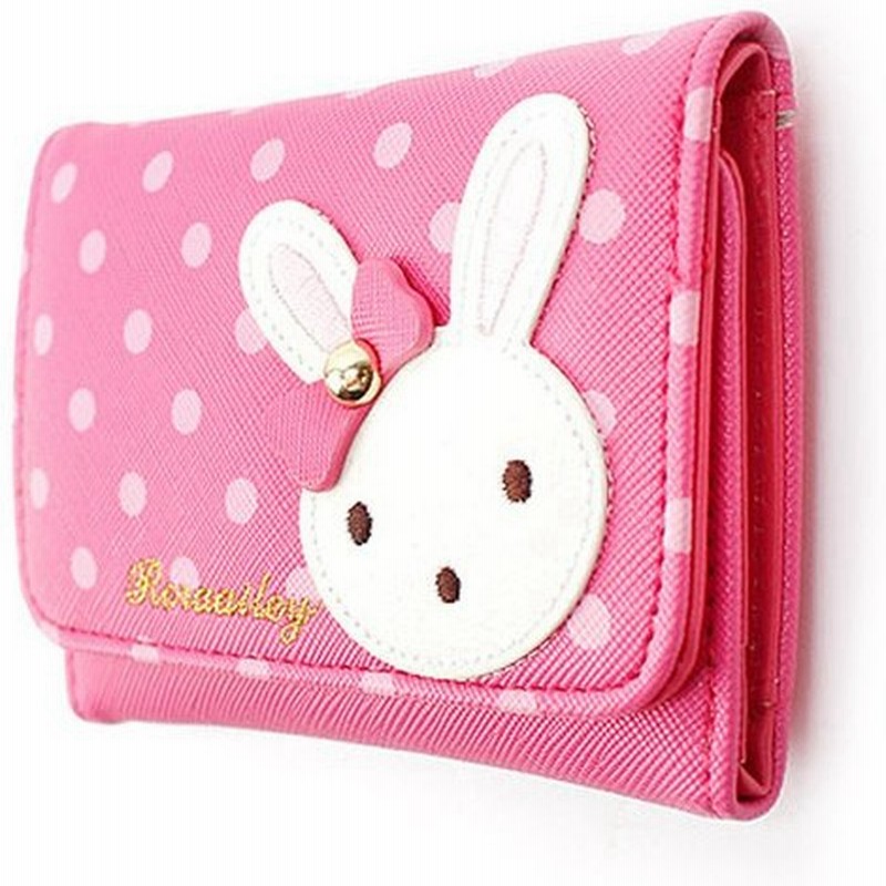 うさぎの三つ折り財布 子供用のお財布 リボン刺繍 ウォレット 財布 可愛い キッズ財布 女の子 女の子 財布 小学生 グッズ お出かけ 小銭入れ 通販 Lineポイント最大0 5 Get Lineショッピング