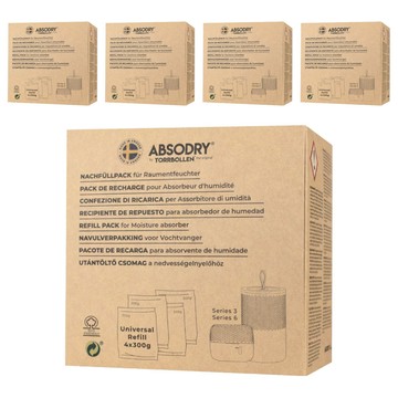 ABSODRY by TORRBOLLEN 除濕劑補充包 Series3適用 4包  300g  5盒
