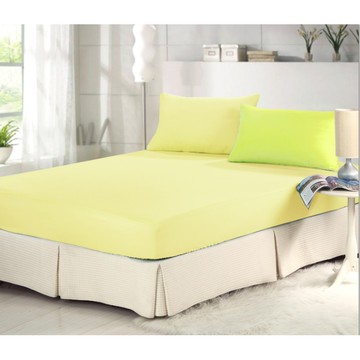 專利表布吸濕排汗加大一件式床包/ 米黃