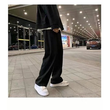 韓式薄款休閒褲 潮流长裤-2XL號