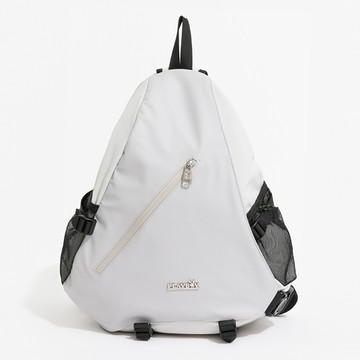 PLAYBOY - 單肩背包 休閒尼龍系列 - 灰色