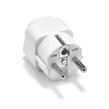 韓國電源轉換器歐標 德標轉換插頭 歐式德式歐洲德國法國轉換插座【Snowbelle優選】