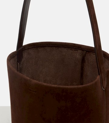 The Row N/S Park Edge Medium suede tote bag