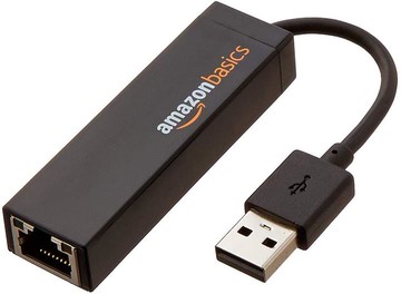 【日本代購】AmazonBasics 網絡適配器 USB 2.0到10/100乙太網埠LAN