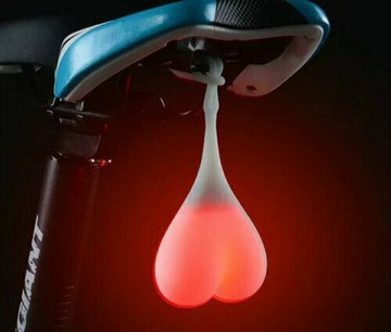 山地車尾燈自行車新款尾燈自行車新興尾燈飛蛋燈自行車安全尾燈