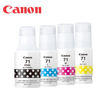 CANON GI-71 PGBK/C/M/Y 原廠墨水組合(1黑3彩)