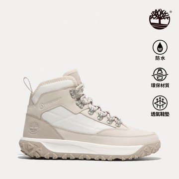 Timberland 女款白色GreenStride™ Motion 6中筒防水健行鞋|A2K14EM3