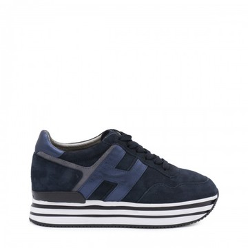 Hogan - Blue Leather Sneakers 39½