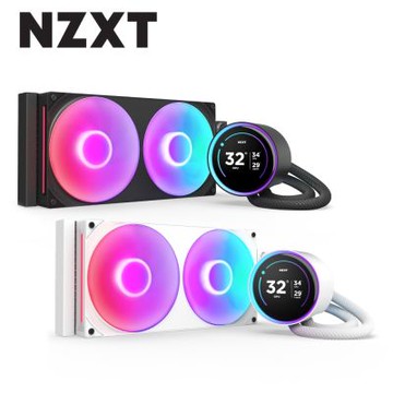 NZXT Kraken Elite 280 RGB 一體式水冷(冷熱分艙/LCD螢幕/CPU散熱器/AIO)