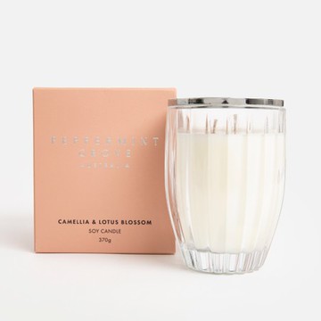 PGA蠟燭 山茶花荷花 370g