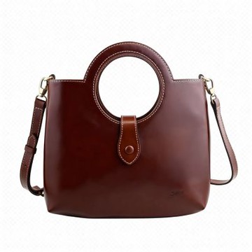 Sika手提斜背兩用包M6295-10深咖啡