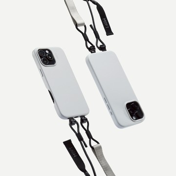 美國MOFT iPhone16系列 皮革磁力保護殼MOVAS™ (夾片版) - 迷霧灰-iPhone 16 Pro