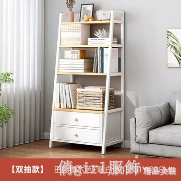 書架客廳置物架收納架多層儲物架臥室書櫃梯形展示架書房落地架子 摩可美家