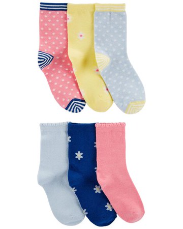Kid 6-Pack Floral Socks