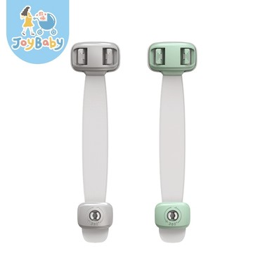 JOYBABY 1包5入 兒童安全鎖 雙按扣多功能防護鎖 冰箱抽屜鎖 防夾鎖
