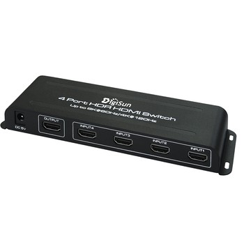 DigiSun QH941 8K 4x1 HDMI 2.1 四進一出影音切換器