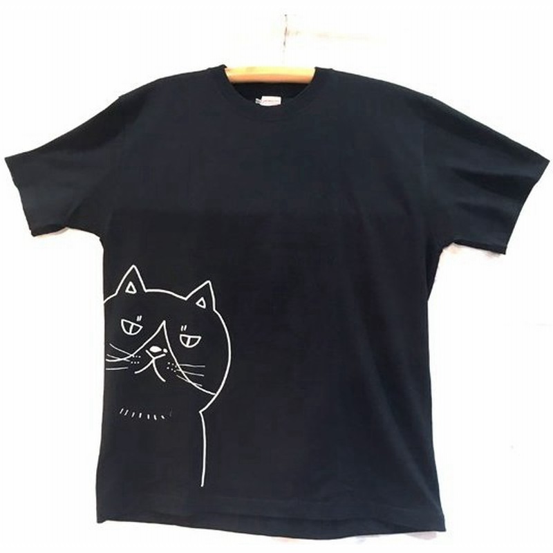 現品限り かなしきデブ猫ちゃん オリジナルｔシャツ パターンc ブラック 男女兼用 猫ｔシャツおもしろ 猫柄 ご当地キャラ猫 通販 Lineポイント最大get Lineショッピング