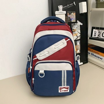 熱銷💯大學生書包初中女生結實耐用大容量雙肩包小學生高中生男旅行背包 多層加厚雙肩包 後背包耐重輕量防潑水電腦 8R2Y