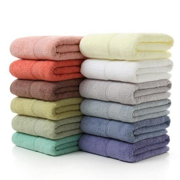 浴巾純棉素色斷檔70*140CM外貿跨境亞馬遜Bath towel外貿禮品