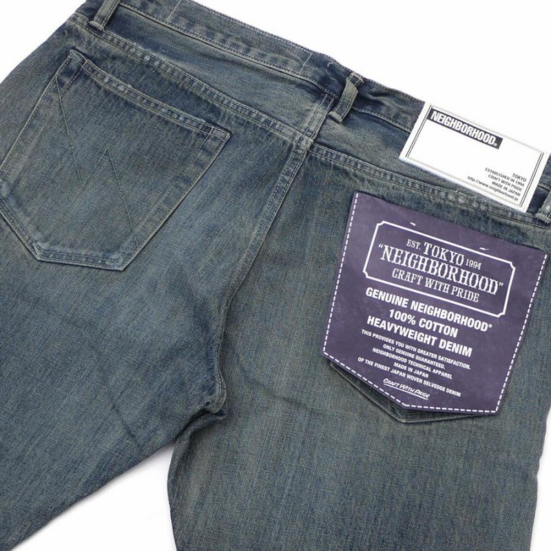 ネイバーフッド NEIGHBORHOOD WOVEN SAVAGE DP NARROW 14OZ PT デニム ...