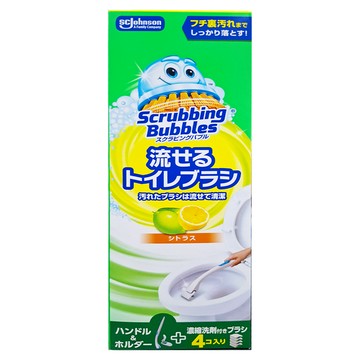 SC Johnson 莊臣 馬桶刷清潔組 柑橘 黃色  212ml  212g  1盒