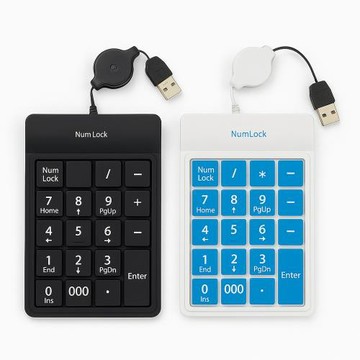 (2入組)DK2鍵不可失 USB精算數字鍵盤(顏色隨機出貨)