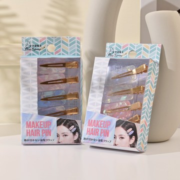 巴黎春天瀏海化妝無痕夾4入-兩色任選