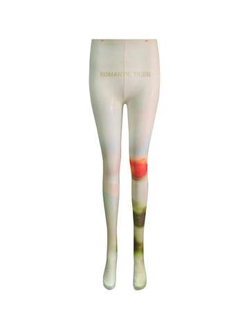 Vague Rose Tights [Red]