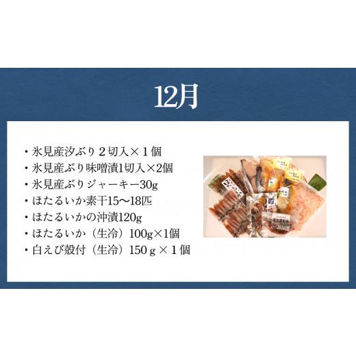 ふるさと納税 富山県 氷見市 氷見堀与季節の干物・海産物詰め合わせ 富山県 氷見市 干物 魚 魚介類 加工品 ブリ ホタルイカ エビ 醤油