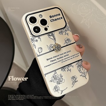 隔日到貨 玫瑰鬱金香 適用iPhone 16 15 14 13 pro max 手機殼 XS XR 1D442