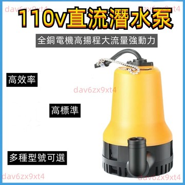 公司貨 110v潛水泵  小型直流微型  12V船用電瓶水泵家用船艙抽水泵12v抽水水泵