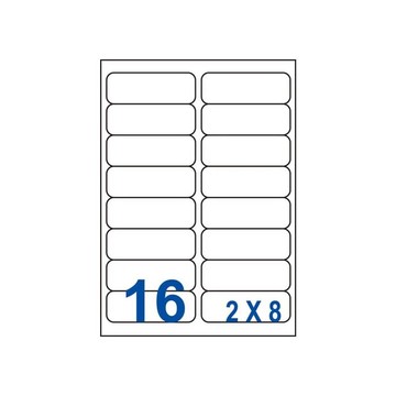 文具/辦公用品 裕德 三用 電腦 標籤 16格 99.1X33.8mm 白色 1000張 /箱 US4267-1K