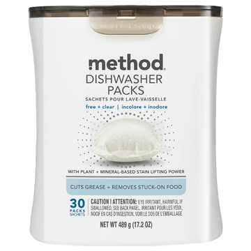 method 美則 潔淨三效聰明洗碗球 無香料 30個  489g  1組