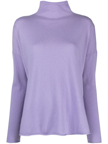 Allude - high-neck cashmere jumper - women - Cashmere - XS - Purple