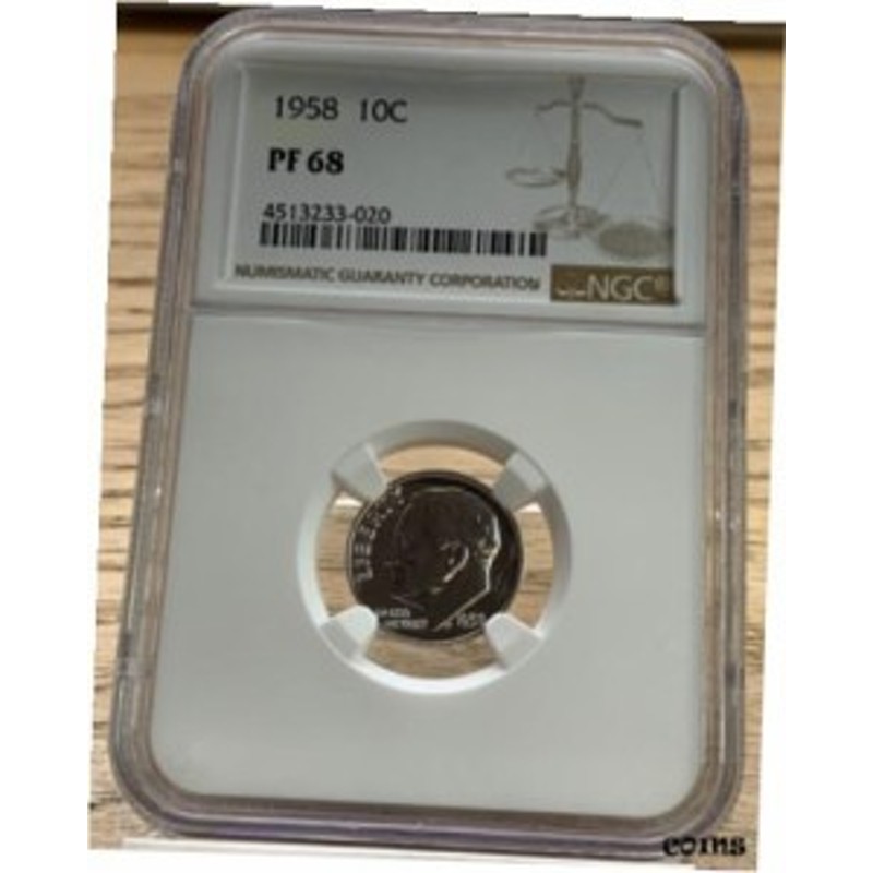 品質保証書付】 アンティークコイン NGC PCGS 1958 Proof Roosevelt